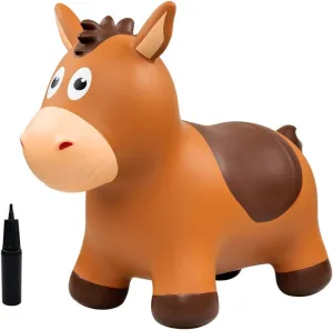 Year Old EVERICH TOY Inflatable Bouncy Animals Hopper and police Horse for Toddlers 1-3, Bouncy Animals for Toddlers Ride on Jumping Bounce Toys, Birthday Gift for 18 Months 2 3 4 5 
