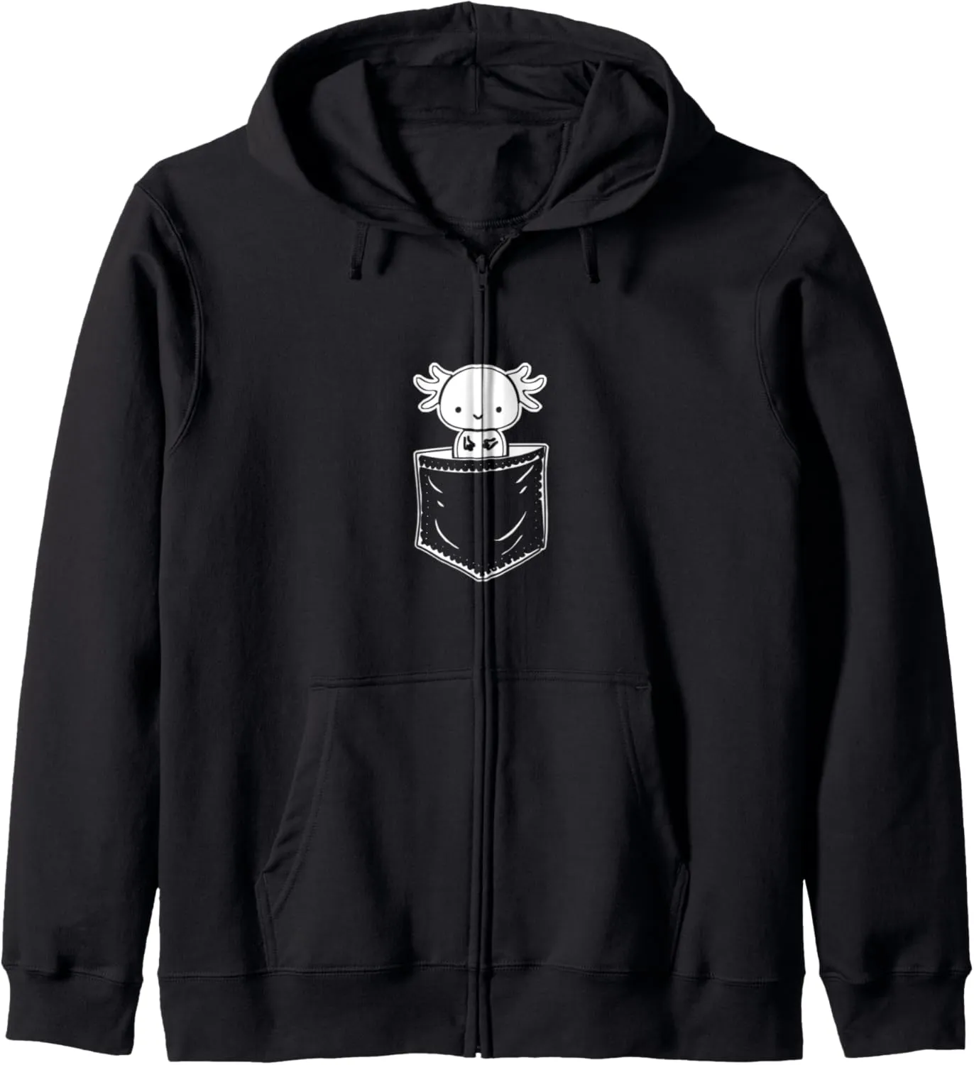 You, Walking Fish Axolotl Zip Hoodie bond devise dialogue bear prudent epoch Axolotl Inside Pocket Watching 