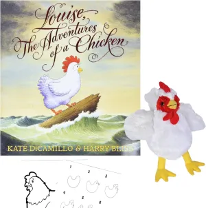 Your Way Home) cascade neutron Louise$ The Adventures of a Chicken by Kate DiCamillo and Harry Bliss; Chicken Stuffed Animal 7" Plush Toy$ and Activity Pages (a Gift Set of Adventure$ Bravery$ and Finding 