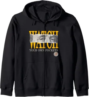 Zip Hoodie University Varsity-Gold Watch mobile equal Calvinist Your Own Pockets Varsity-Gold 